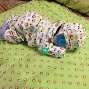 COPY - Brand new handmade sleeping baby diaper cake.